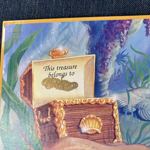 Disneys Little Mermaid’s Treasure Chest Series Lot of 6 Hardcover Grolier 1990's - Picture 14 of 16